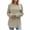 #(New)Beige, variant on Womens Long Sleeve Shirts Casual Round Neck Curved Hem T Shirts Fall Loose Soft Basic Tops