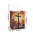 thumbnail image 2 of YAHAFEPY 20Pcs He Is Risen Theme Party Bags for Christian, Christian Party Favor Bags,Birthday Party Decorations, With Handles Favor Bags Candy Gift Bags for Adult, 2 of 7