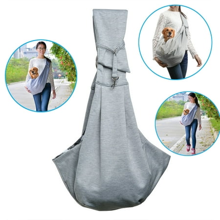 - Reversible Washable Small Pet Sling Carrier Sling Carrier Bag Double-sided Pouch Shoulder Carry Tote Handbag