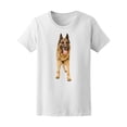 thumbnail image 1 of Adult German Shepherd Dog T-Shirt Women -Image by Shutterstock, Female Large, 1 of 2