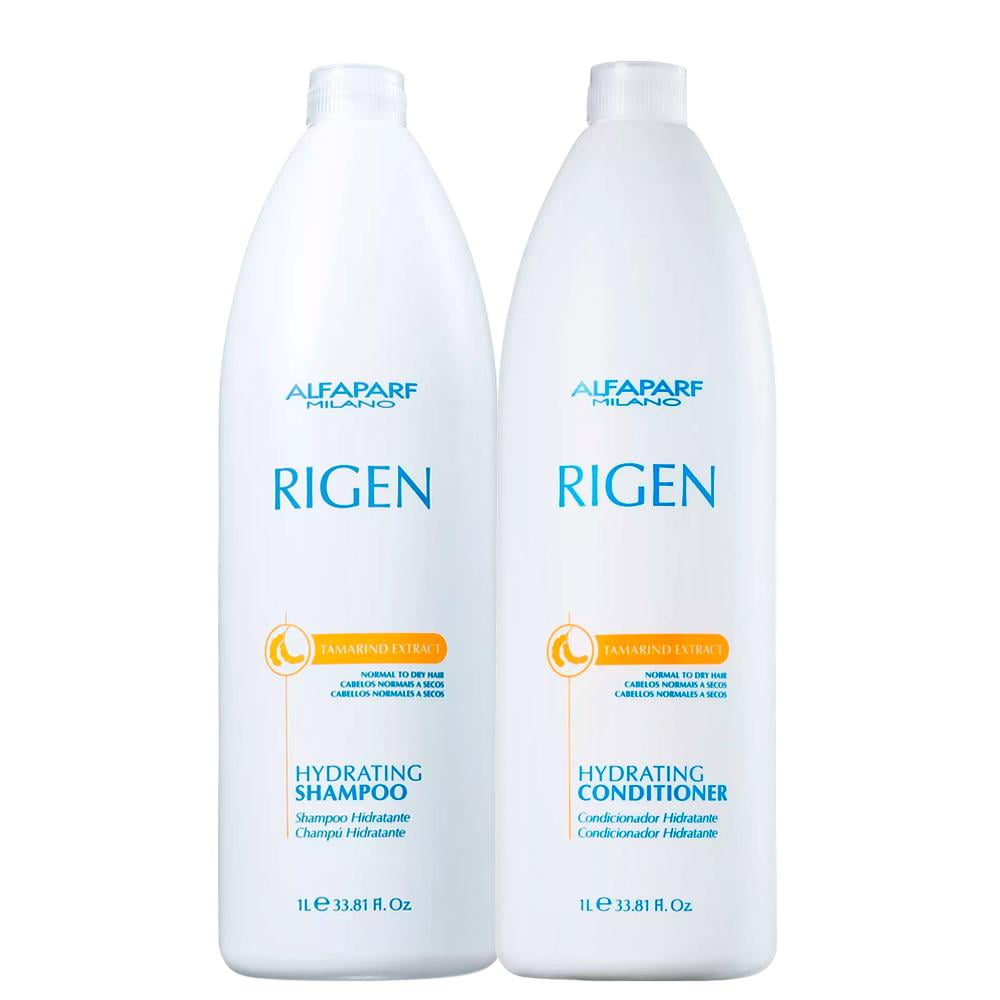 Alfaparf Rigen Kit Hydrating Shampoo + Conditioner Tamarind Extract To Dry  Hair 2x1L/  