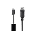 thumbnail image 4 of Monoprice USB C to DisplayPort 3.1 Cable - 10 Feet - Black | 5Gbps, Active, 4K@60Hz, Type C, Plug and Play, Mirror or Expand your PC, 4 of 5