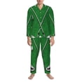 thumbnail image 3 of Uemuo Golf Sport Club Pattern 2-Piece Loungewear Set - Men’s Soft Sleepwear, Cozy Winter PJs, Comfy Sleep Set-XX-Large, 3 of 7