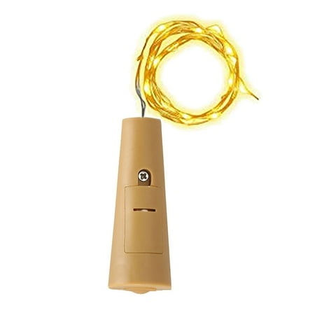 

Qepwscx 1 pc Flashing Cork Shaped LED Night Starry Light Wine Bottle Lamp For Party Deco Clearance