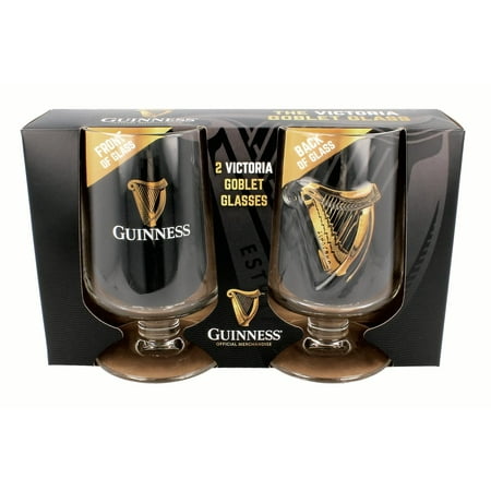 Guinness Stem Glass 2 Pack (Best Glass For Guinness)