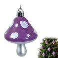 thumbnail image 3 of 5 Pcs Mushroom Ornaments Christmas Tree Hanging Decorations Plastic Mushroom Hanging Ornaments Festive Decor for Christmas Tree and Holiday Party, 2.95x1.89 Inch, Pp, 3 of 5