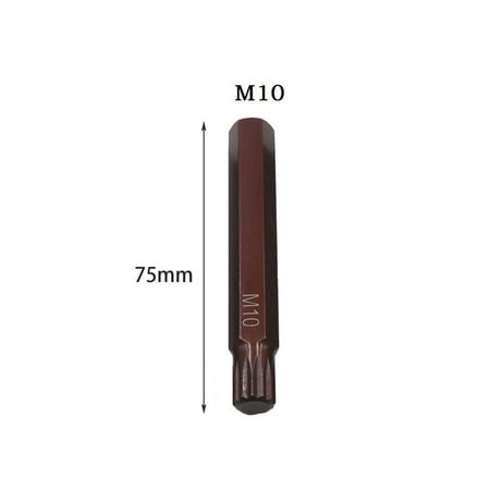 

M5-M12 75mm Torx Star Screwdriver Bit 10mm Hex Shank for Impact Screwdriver Head