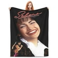 thumbnail image 2 of Selena Quintanilla Fleece Throw Blankets, Super Soft Flannel Cozy Blankets for Adults, Washable Lightweight Blanket for Couch Sofa Bed Office, Warm Plush Blankets for All Season, 2 of 8
