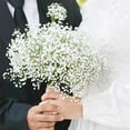 thumbnail image 5 of AFQH Simulation of baby's breath, bridal wedding decoration bouquet, 5 of 11