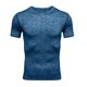 thumbnail image 5 of Camisas de Manga Corta de los Hombres de Color Sólido Secado Deportivo Tren Cuello Redondo, Ligero Poliéster Spandex para el Ejercicio Y Diario, 5 of 8