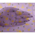 thumbnail image 4 of oneOone Viscose Chiffon Fabric Honeycomb & Honey Bee Insect Printed Craft Fabric BTY 42 Inch Wide, 4 of 4