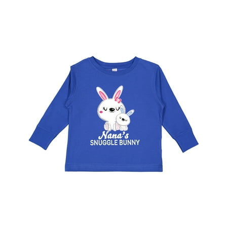 

Inktastic Nanas Snuggle Bunny Easter Boys Long Sleeve Toddler T-Shirt