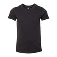 thumbnail image 1 of Bella Canvas Jersey Short-Sleeve Tee 3001Y, S, Black Heather, 1 of 3