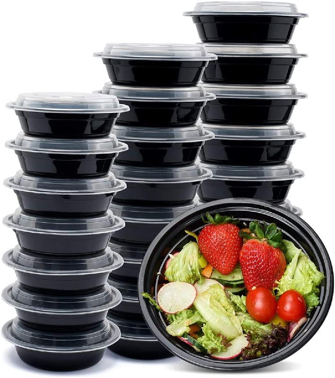 50pcs Meal Prep Container Disposable Food Containers With Lids Durable To  Go Containers Meal Planning Containers For Takeout Salad Container  Microwave Safe Bpa Free Stackable Take Out Containers Kitchen Items