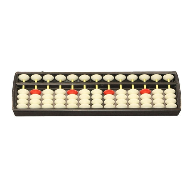 Educational 13 digits 5 Beads Kid'S Chinese Arithmetic Abacus Mathematic Black