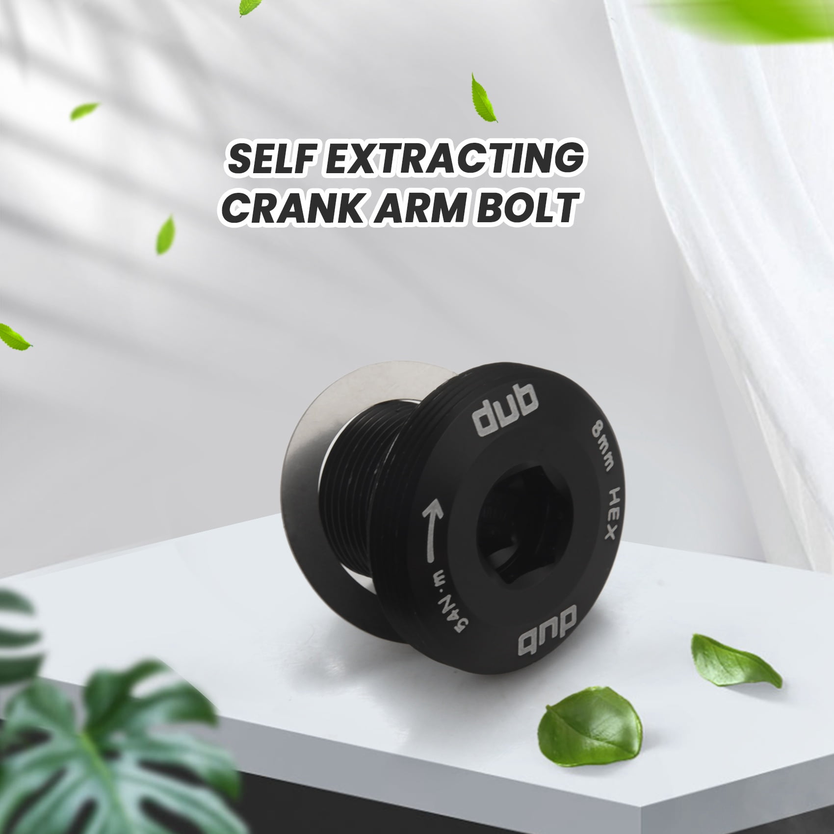 Shimano Fx SRAM DUB Crank Arm Cap Self-Extracting Design (Fits - Main Image