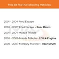 thumbnail image 2 of MAX Advanced Brakes - Front Brake Kit For 2001-2007 Ford Escape| Carbon Ceramic Brake Pad and Rotor Kit| Drilled Slotted Brake Rotors, 2 of 9