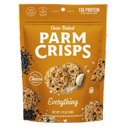 ParmCrisps Gluten-Free Everything Oven-Baked Parm Crisp Cheese Crackers, 1.75 oz