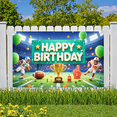 thumbnail image 7 of Decorative Design Happy Birthday Banner Balloon Decoration Birthday Party Banner Kids Party Event Banner for Birthday Party Kids Party Indoor Decoration, 7 of 7