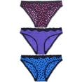 thumbnail image 5 of Curve Muse Women's Sexy Lace Bikini Hipster Panties Mid High Rise Briefs-8PCS-PACKA-M-6, 5 of 7