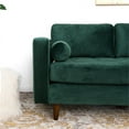thumbnail image 5 of Minneapolis Mid Century Style Pet Friendly Velvet Living Room Sofa in Green, 5 of 6