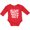 Red, variant on Inktastic Ain't No Daddy Like the One I Got Father's Day for Kids Boys or Girls Long Sleeve Baby Bodysuit