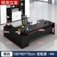thumbnail image 1 of Reception Setup Office Desk Storage Standing Corner Long Computer Desks Floor Legs Escritorios De Ordenador Modern Furniture My Lux Decor Round, 1 of 25