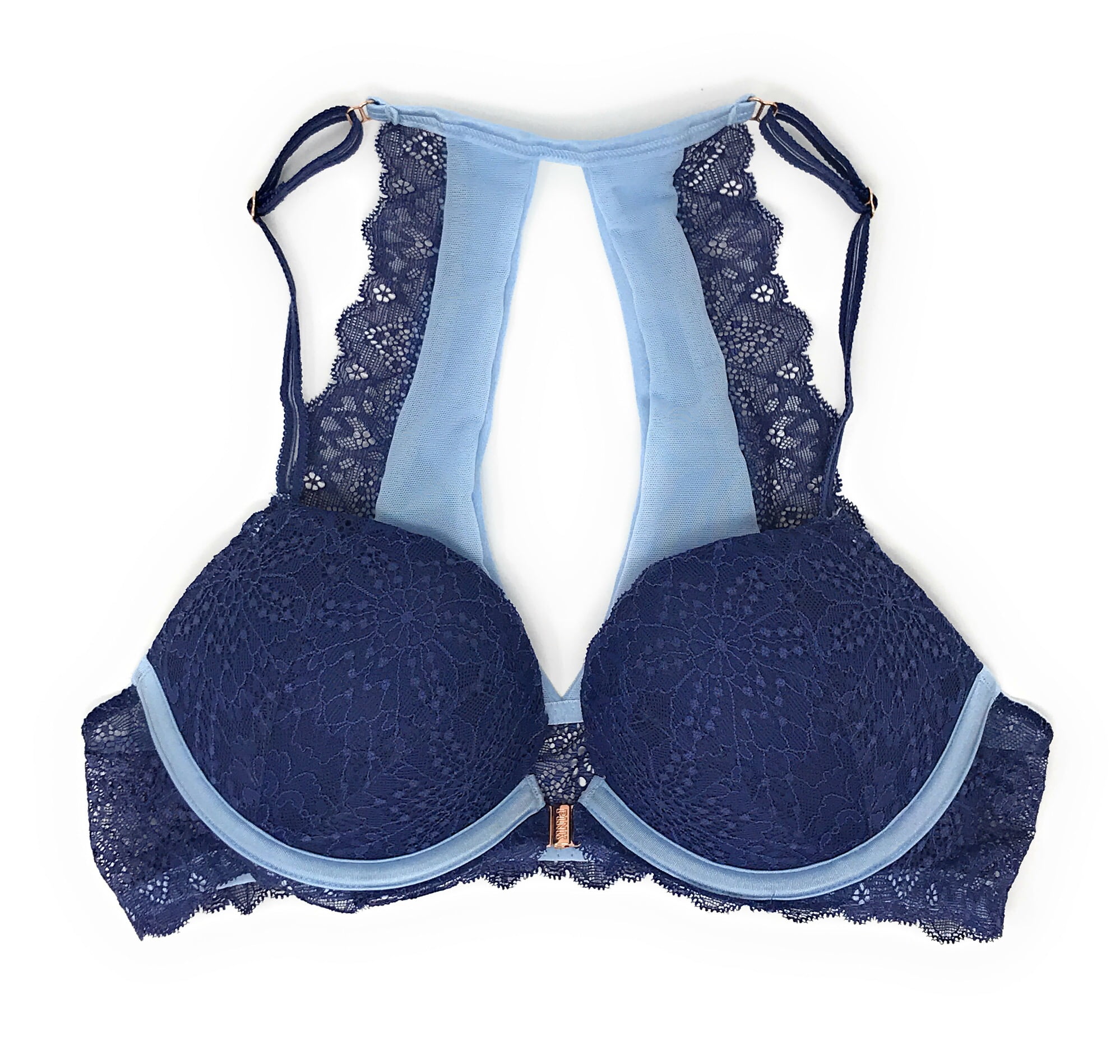 Buy Victoria's Secret Blue Sapphire Smooth Push Up Bra from Next Denmark