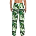 thumbnail image 3 of Sigee Football 7 Print Men's Pajama Pants - Soft Lounge Sleep Bottoms with Elastic Waistband and Pockets-, 3 of 9
