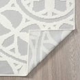 thumbnail image 3 of Alise Rugs Cruise Bohemian & Eclectic Geometric Indoor/Outdoor Area Rug Gray/White 7'10'' x 10'2'' 8' x 10' Living Room,Bedroom,Patio White Rectangle, 3 of 5