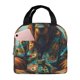 thumbnail image 1 of Easygdp Forest Meditating Gorilla Bolsa Térmica Premium - Tela Oxford Impermeable, Gran Capacidad, Bolsillo Frontal, Unisex para Trabajo, Escuela, Actividades al Aire Libre y Picnics, 1 of 8