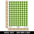 thumbnail image 2 of Halloween Frankenstein Monster 200+ Round Stickers - Light Green - Matte Finish - 0.50" Size, 2 of 3
