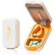 thumbnail image 1 of Small Pill Cutter,Pill Cutter Splitter for Small and Tiny Pills,Pill Splitter with Safety Lock,Easy Open Close,Professional (White Orange), 1 of 5