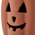 thumbnail image 3 of Paper Mache Pumpkin Brown Tabletop Decor, 12" Height, Fall by Way To Celebrate, 3 of 5