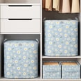 thumbnail image 5 of KYAIGUO Quilt Clothes Storage Large Moving Bags Clothes Quilt Storage Bag Can Be Folded for Storage, Lightweight and Easy to Carry for Bedroom Living Room Clothing Storage, 5 of 5