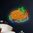 thumbnail image 2 of Handmadetneonsign Pie Neon Sign, Pies Neon Light, Pie Cake Led Light, Bakery Led Sign, Baking Room, 2 of 5