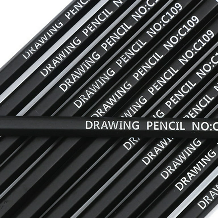 H & B 40 Piece Professional Sketch Pencil Drawing Kit,Complete Artist Kit,  Including Graphite Pencils, Pastels, Sharpener and Eraser