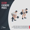 thumbnail image 4 of FitMate Barbell Workout Exercise Poster - Workout Routine with Free Weights, Home Gym Decor, Room Guide (20 x 30 Inch), 4 of 5