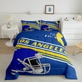 thumbnail image 2 of Erosebridal Sport Footabll Comforter Sets Queen Size,Ball Game Bedding Queen Comforter Set,Teenager Bedroom Decor(Los Angeles),Reversible,Super Cozy,3-Piece, 2 of 8