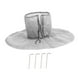 thumbnail image 2 of Protector de raíces de árboles de invierno, cubierta anticongelante para raíces de árboles, lámina de aluminio, protección contra heladas, versátil Gris, 2 of 9