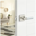 thumbnail image 3 of Sure-Loc Ap102-Sq Grip-Kn Aspra Square Privacy Door Lever Set - Brass, 3 of 7