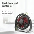 thumbnail image 6 of Fans on Clearance ASXITE Fans that Blow Cold,Desk Fan,Desktop Fan Mute Rechargeable Student Office Home Small Fan Portable Mini Usb Fan, 6 of 6