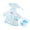 C-7193Blue, variant on TEDOYE Toddler Child Raincoats Boy Girl Cartoon Rabbit Pattern Eva Transparent Poncho With Hat Fashion Soft Wear, 18-24 Months
