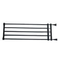thumbnail image 1 of Methold Puerta plegable para mascotas, segura y confiable, para perros, puertas de escalera retráctiles para perros de ancho Suministros para perros negro 24x56-100cm, 1 of 6