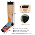 thumbnail image 3 of FORMRS Womens Knee High Socks Casual Long Thick Travel Daily Wear, 1 Pair, Goldfish, 3 of 6