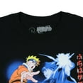 thumbnail image 3 of Naruto Shirt Men's Naruto Uzumaki and Sasuke Uchiha Battle Poses Graphic Tee, 3 of 5