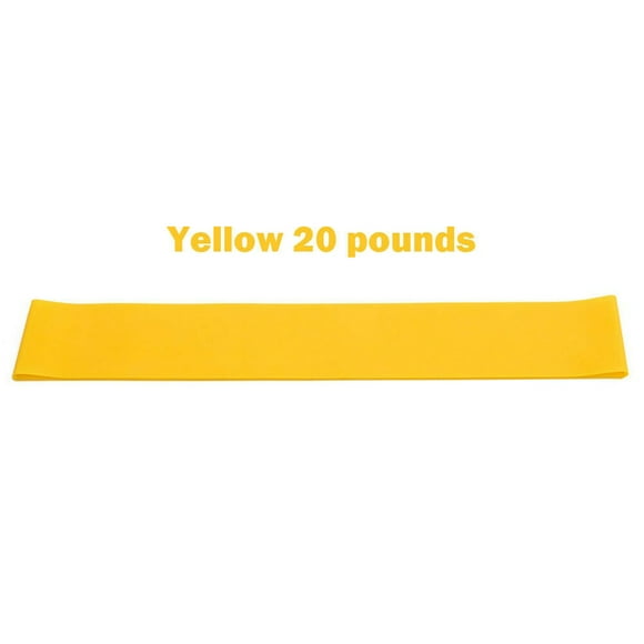Bande de Résistance de Gym Exercice Yoga Mise en Forme Latex Robuste Boucle d'Étirement Ceinture