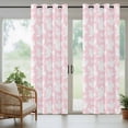 thumbnail image 5 of Outdoor Curtains for Patio Waterproof, Halloween Ghosts Outdoor Privacy Panels Grommet, Fall Horror Spooky Textured Pink Blackout Outside Curtains for Porch/Cabana/Pergola/Gazebo 54"x108", 1 Panel, 5 of 8