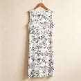 thumbnail image 5 of Ruimatai Women's Plus Size Casual Sleeveless Nightgown Silk Soft Comfy Round Neck Printed Sleep Dress Home Lounge Wear S-5XL, 5 of 5