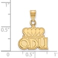thumbnail image 2 of 14K Yellow Gold 14Ky Logoart Old Dominion University Small Pendant (18 X 15) Made In United States 4y019odu, 2 of 5
